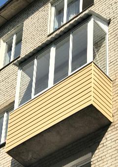Внешняя отделка балкона ПВХ панелями - фото 5